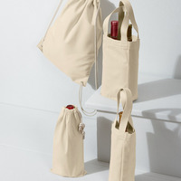 UltraClub Drawstring Wine Bag