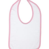 Infant Jersey Contrast Trim Closure Bib